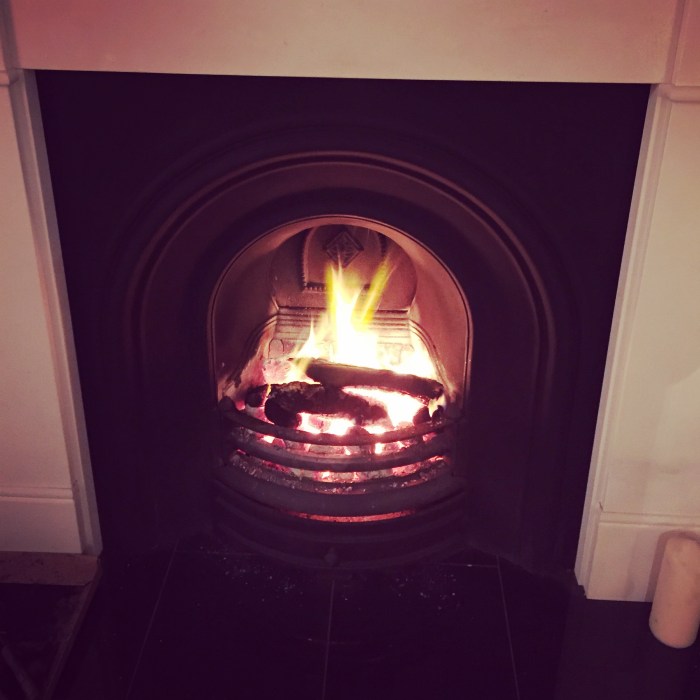 By the fire by Philip Dodson